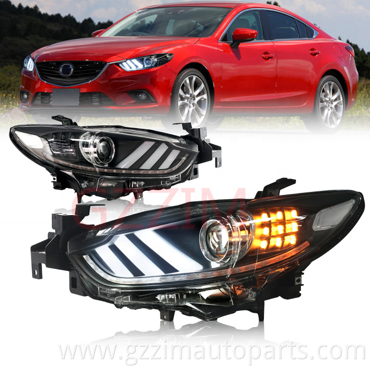 Auto Parts ABS Plastic LED Front Light Parts Head Lamp For 2014-2015 Mazda Atz Atenza